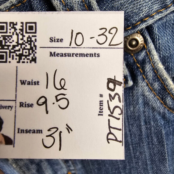 Carhartt Traditional Fit Denim Straight Leg Jeans Size 10x32 - Picture 9 of 9